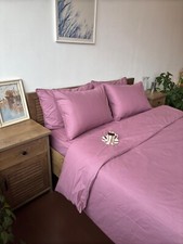 4tlg. Bettwäsche-Set aus 100%