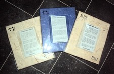 3 Retro BILDERRAHMEN handgeschöpftes Maulbeerbaum Papier super schön