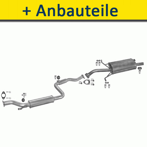Auspuff auspuffanlage für - auspuff,