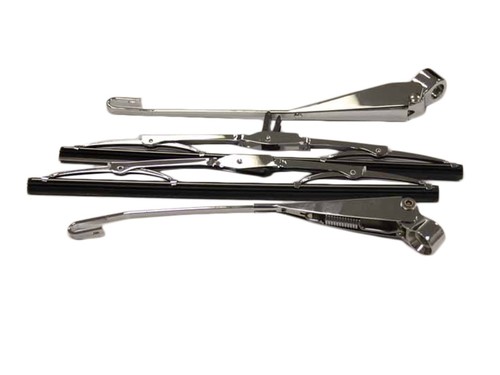 Chrom scheibenwischer set - chrom,