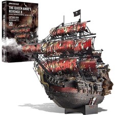 Puzzle Metall Piratenschiff Modell 439 Teile Edelstahl Segelboot Geschenk