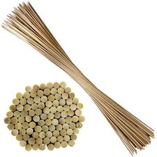 100 Blumenstäbe aus Bambus