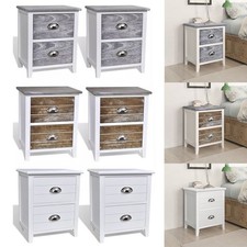 2x Nachtkonsole Beistelltisch