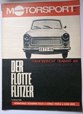 DDR Zeitschrift Illustrierter Motorsport 14/70, Fahrbericht Trabant 601