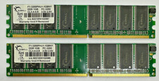 G.SKILL 2GB (2x1GB) DDR1 F1-3200PHU1-2GBNY PC-3200 CL3-4-4-8 2.5V-2.6V #R2555