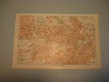 Essen stadt karte von - essen, 1925