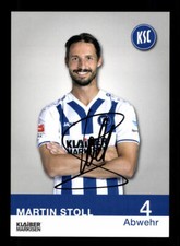 Martin Stoll Autogrammkarte Karlsruher SC 2015-16 Original Signiert