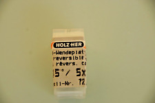 Wendeplatten 45 ° Holzher  1 Pack a 5 St. unbenutzt Art.-Nr. 72.8403