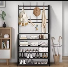 Hooks Metal Storage Shoes Rack