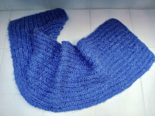 Damenschal jeansblau neu - damenschal,