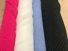 SCHWEIZER Punkte Flecken Netz ORGANZA VOILE CHIFFON STOFF BRAUTKLEID DRAPIEREN HANDWERK