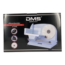 DMS Allesschneider, Brotschneidemaschine - Blau - 400 Watt - Edelstahlklinge