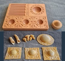 Raviolibrett Multiform (3+1+1) mit 1 Stößel - Ozean