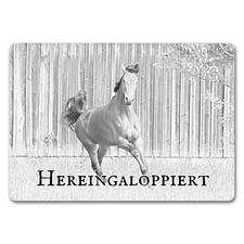 Hereingaloppiert Fussmatte mit