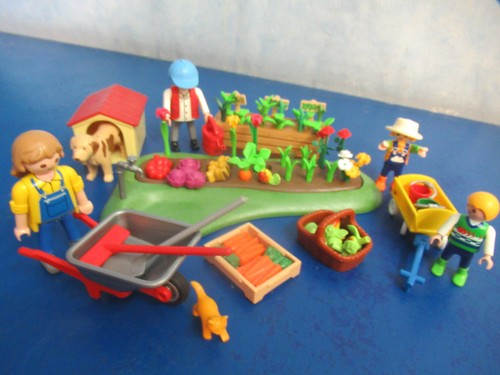 Eltern kinder gemüsegarten - eltern,