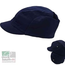 Bordmütze Marine Cap Blau Ohren- & Nackenschutz BW Schirmmütze neuwertig