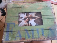 Bilderrahmen Holzoptik MDF Family Schriftzug ca. 9x13 Bildgröße Neu