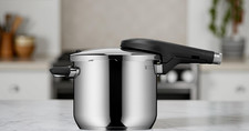 WMF Schnellkochtopf Perfect Premium, 6,5 Liter Induction Dampfkochtopf