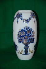 H&G  Heinrich  Porzellan Selb - Vase - Tischvase - echt Kobalt - Golddekor -