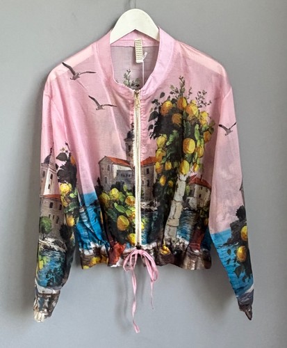 Jacke blouson rosa bunt - jacke,