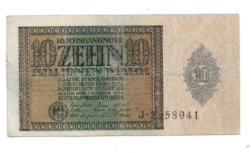 Billionen mark 1924 134 - mark, ro.