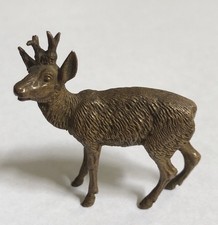 Miniatur Bronze-Figur Rehbock
