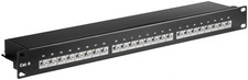 CAT 6 19" Patchpanel, 24 Port
