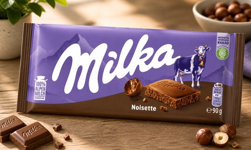 Milka noisette schokolade - noisette, 5x