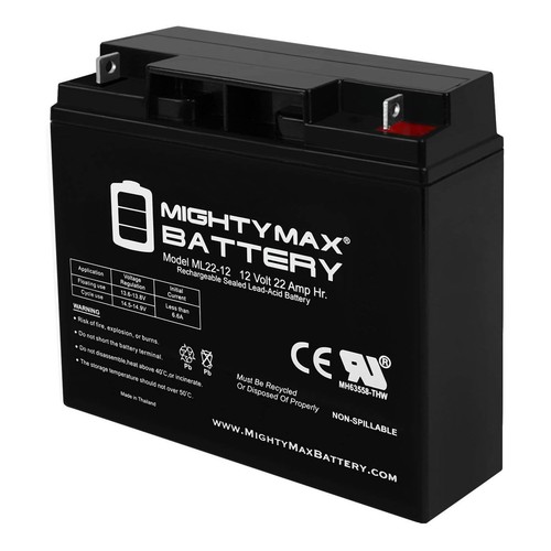 Mighty max 12v 22ah sla - max,