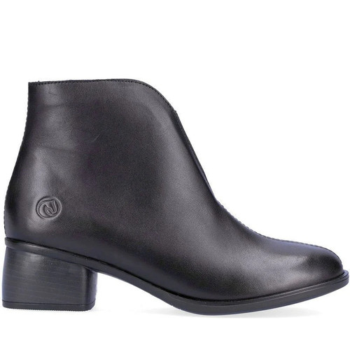 Black casual closed - casual, booties