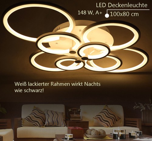 Led deckenleuchte 6067 weiß - led,