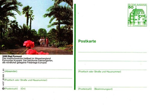 Bildpostkarte bad - (832),