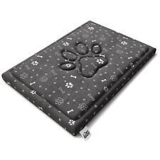 FIFI Hundebett 70x100x5 cm wasserdicht Tierbet Hundekissen Hundematte mit Bezug