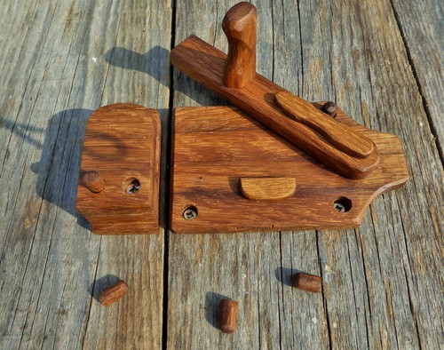 Türriegel teilig aus altem - teilig,