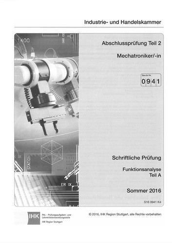 Ap2 mechatroniker prüfungen - mechatroniker,