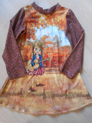 Winter jersey kleid - winter,