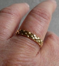 Toller ring aus gediegenem - ring,