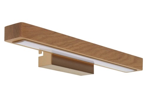 Wandlampe led aus holz eiche - wandlampe,