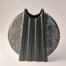 OP Art  BAY Keramik Vase Studiokeramik Vase Studio Pottery