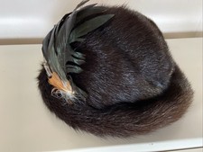 Vintage Nerz Hut Mit Federn 