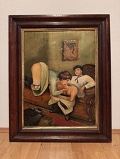 Erotisches Ölgemälde im