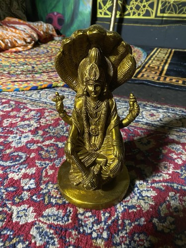 Vishnu 20cm messing bronze - 20cm, messing/bronze