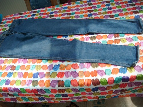 Jeans blau sqin - gr., 27/32