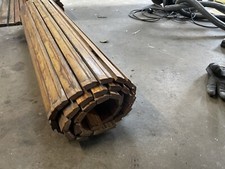 1x. Jalousie Holz außen.  Mit Holzwelle.