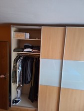 kleiderschrank gebraucht holz massiv