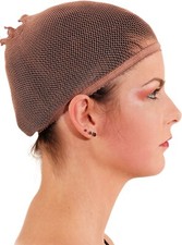 Haarnetz Perückenkappe braun