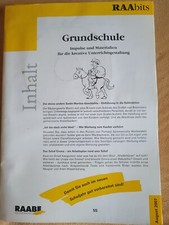 RAAbits Unterrichtsmaterial Grundschule kreative Unterrichtsgestaltung Aug. 2007