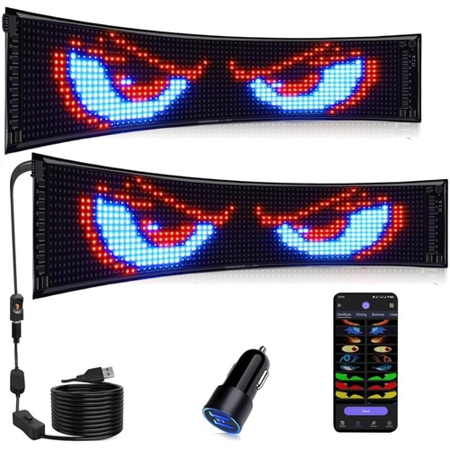 Led lauftext display 2er - led,