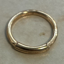 Goldfarbener ring aus - goldfarbener,