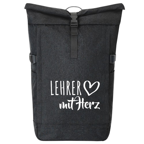 Kurierrucksack lehrer mit herz - kurierrucksack,